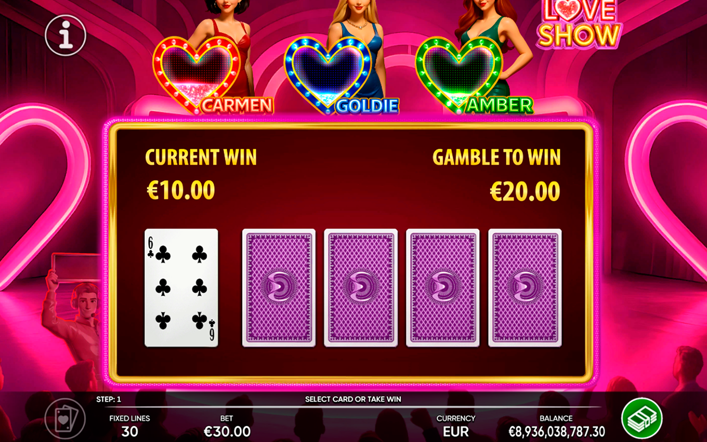 Love Show screenshot 5 - big win celebration screen